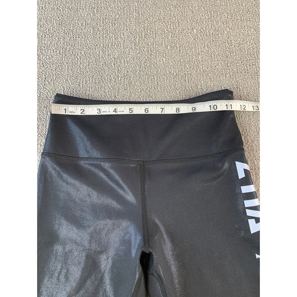 Zyia Active Bike Short Light n Tight Hustle Shorts Athletic Black Metallic XS - Picture 7 of 9